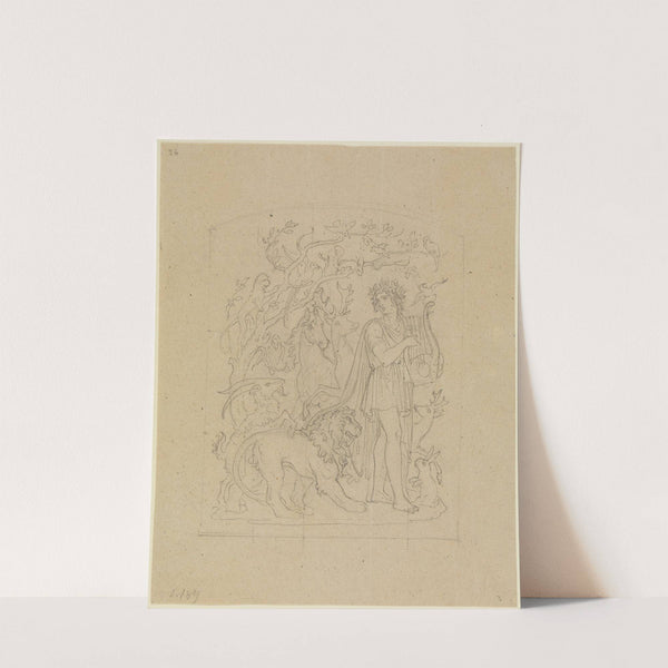 Orpheus unter den Tieren by Moritz von Schwind