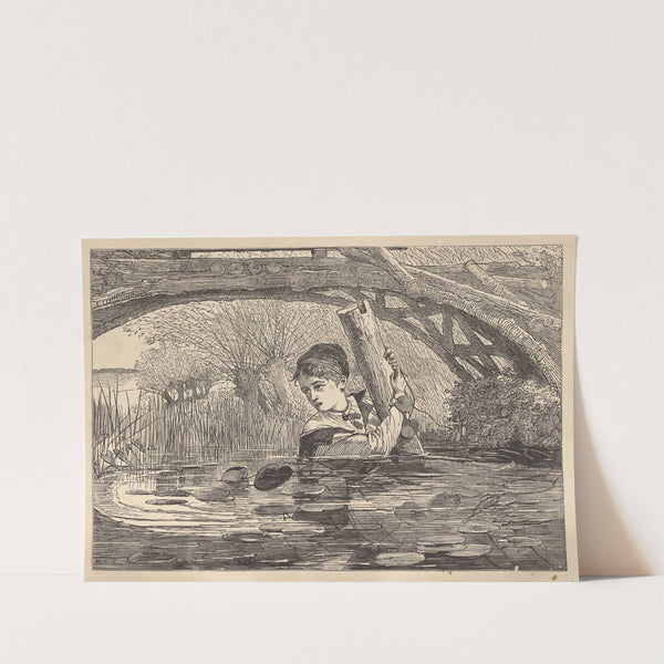 ‘Orrin, Make Haste, I Am Perishing’ (1868) by Winslow Homer