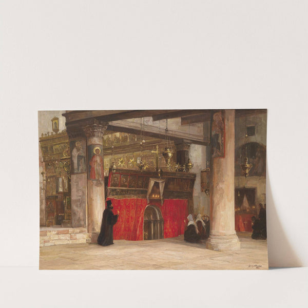 Orthodoxe Kirche von Betlehem by Georg Macco