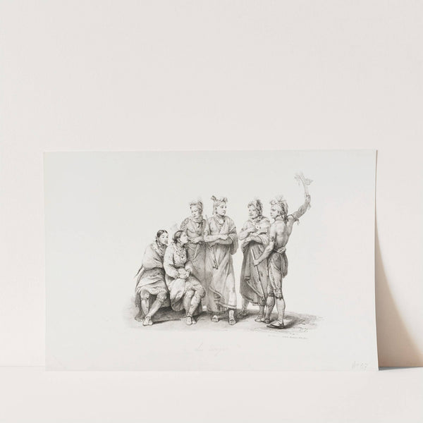 Osage delegation in Paris (1827) by Horace Vernet