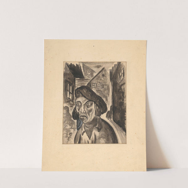 Osamelá postava v mestskom prostredí by Ján Novák