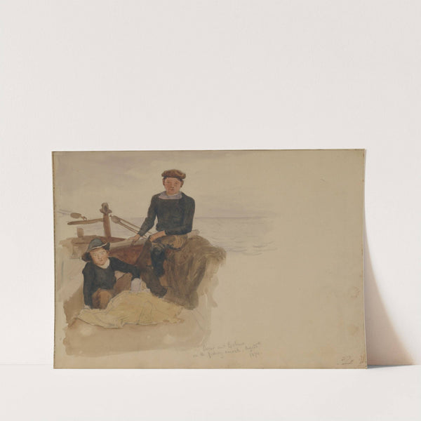 Oscar and Bobino on the Fishing Smack by John Singer Sargent