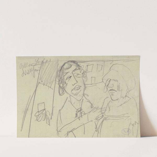 Oskar Leifer’s Worldview (1920) by Max Beckmann