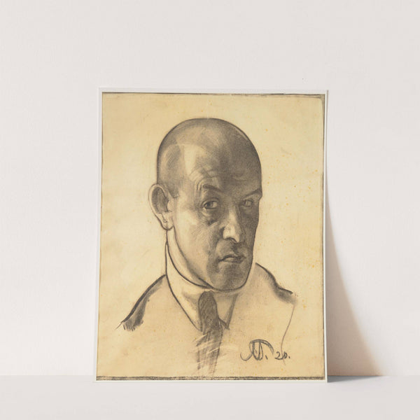 Oskar Lutsu portree (1928) by Nikolai Triik