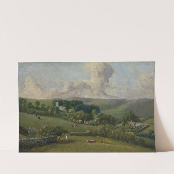 Osmington- A View to the Village by John Fisher, Bishop of Salisbury