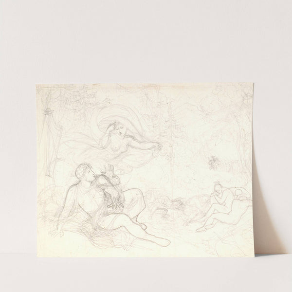 Ossian og Everallins ånd by Christian Gottlieb Kratzenstein-Stub