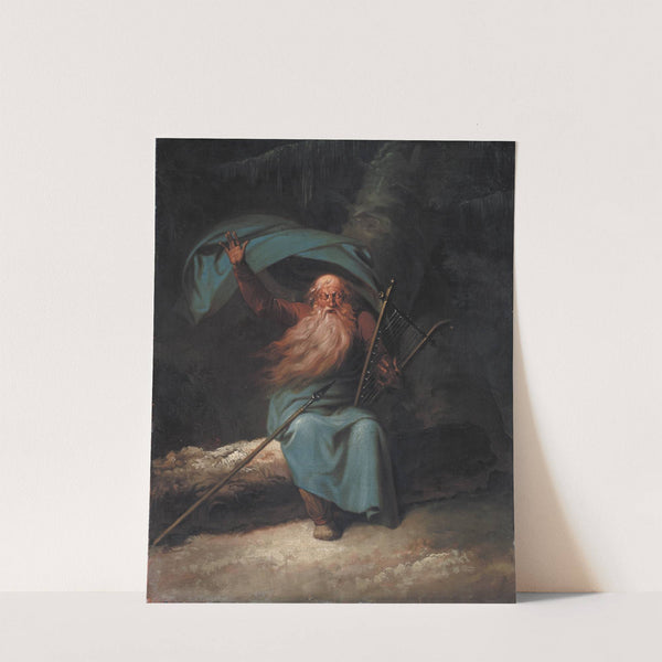 Ossian Singing His Swan Song (1780 – 1782) by Nicolai Abildgaard