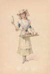 Osterhasenverkäufern (1900)