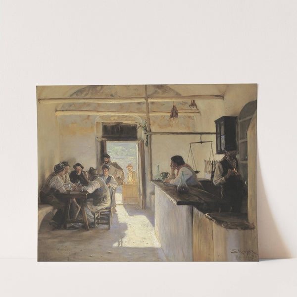 Osteria in Ravello by Peder Severin Krøyer
