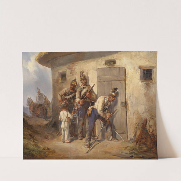 Österreichische Dragoner by August von Pettenkofen