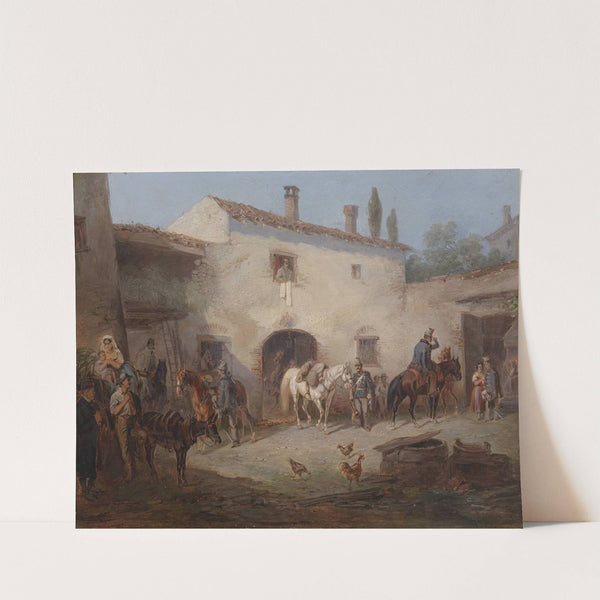 Österreichische Husaren by Carl Martin Ebersberg