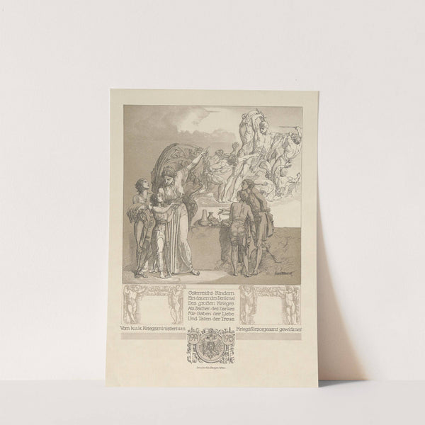 Österreichs Kindern ein dauerndes Denkmal(des großen Krieges als zeichen des Dankes für Gaben der Liebe und Taten der Treue (1915) by Rudolf Jettmar