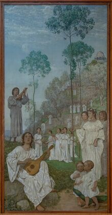 Ostertriptychon; Gefilde der Seligen (Das Paradies)