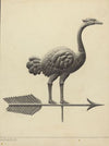 Ostrich Weather Vane