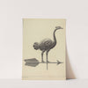 Ostrich Weather Vane by Herman Bader
