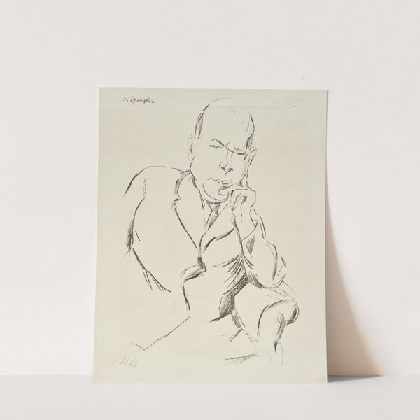 Oswald Spengler (1925) by Rudolf Grossmann