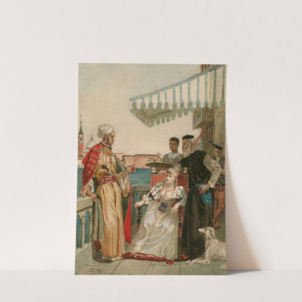 Othello, act 1, scene 3 (1893) by Alexandre Bida