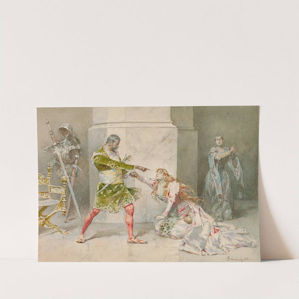 Othello, Act 4, scene 2, ‘Upon my knees, what doth your speech import’ by Ludovico Marchetti