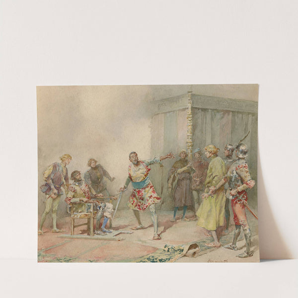 Othello, act 5, scene 2, ‘Where is that viper; Bring the villain forth’ by Ludovico Marchetti