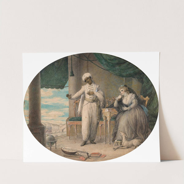 Othello and Desdemona in Venice by Samuel Shelley