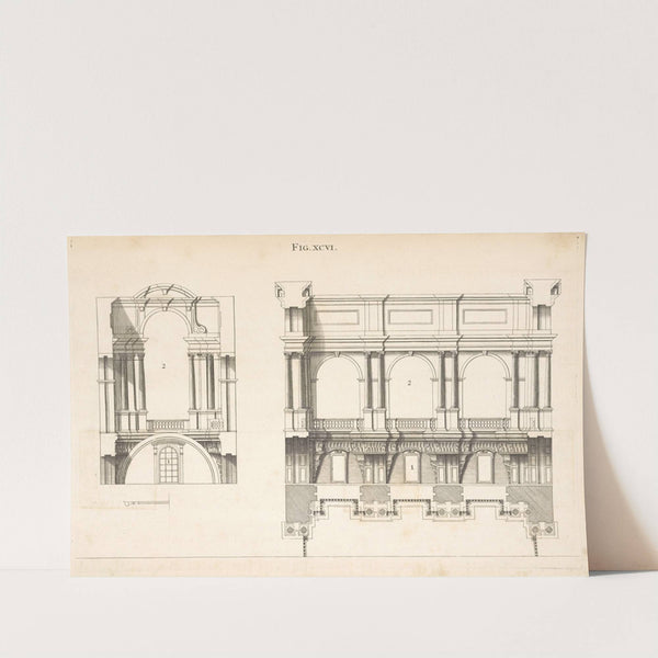 Other preparations to the ninety-eighth and ninety-ninth figures by Andrea Pozzo