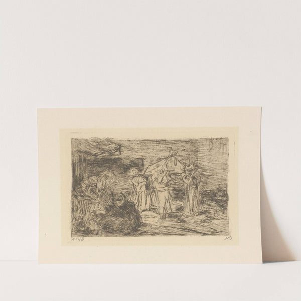 Ottomaanse begrafenis (1889) by Marius Bauer