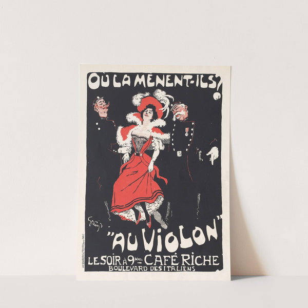 Où La Menent-Ils? Au Violon by Jules-Alexandre Grün