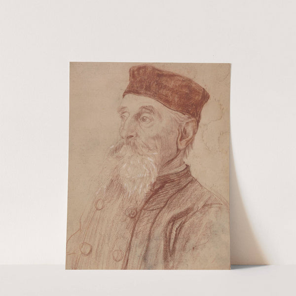 Oude heer met kalotje by Thérèse Schwartze