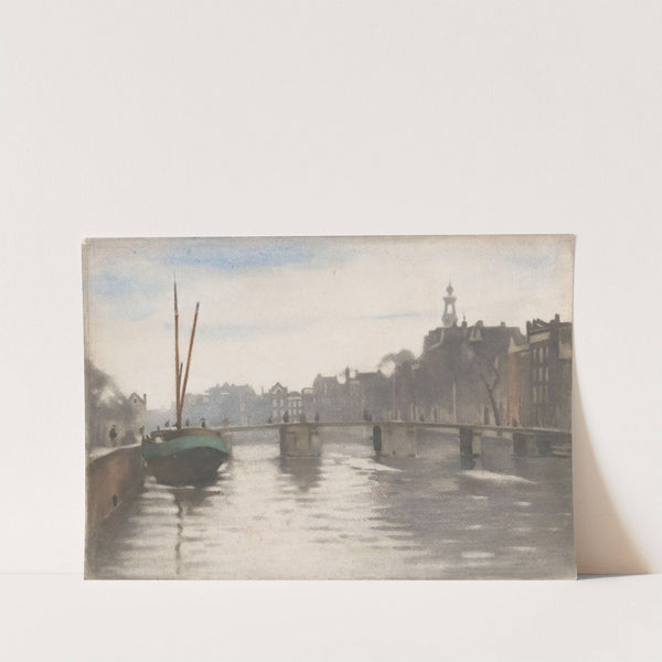 Oude Schans te Amsterdam by Willem Witsen