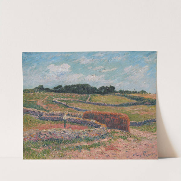 Ouessant, les murets des champs by Henry Moret