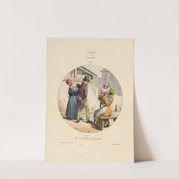 Oui Il est frais, son joli garçon (1829) by Edmé Jean Pigal