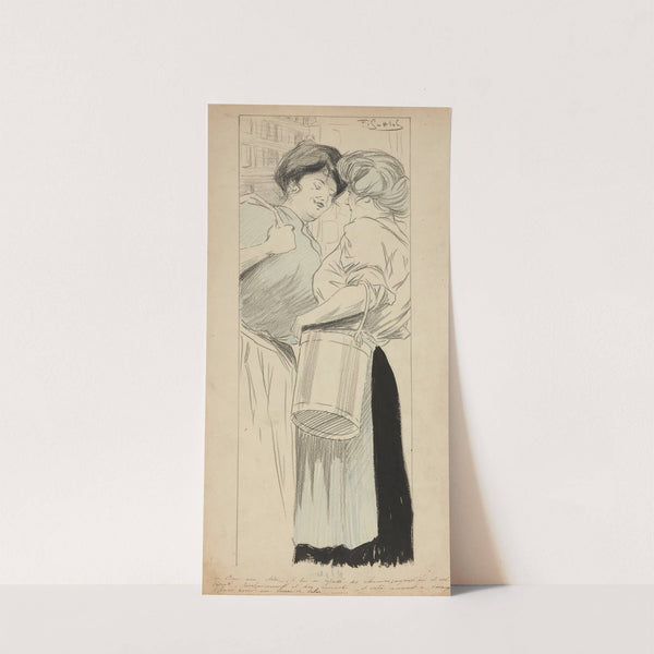 Oui ma chère, je lui ai repassé ses chemises aujourd’hui il est député, prochainement il sera ministre, et voilà co by Fernand Louis Gottlob