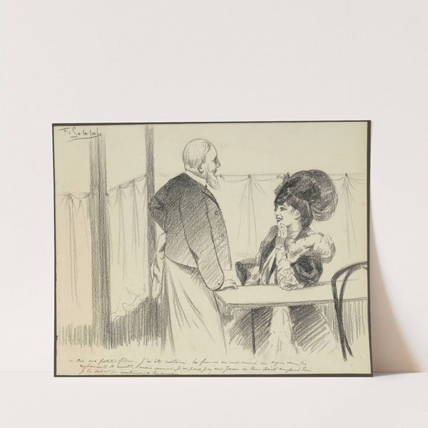 Oui ma petite flora, j’ai été notaire les femmes m’ont ruiné en orgies dans les restaurants de nuit, mais comme je ne by Fernand Louis Gottlob