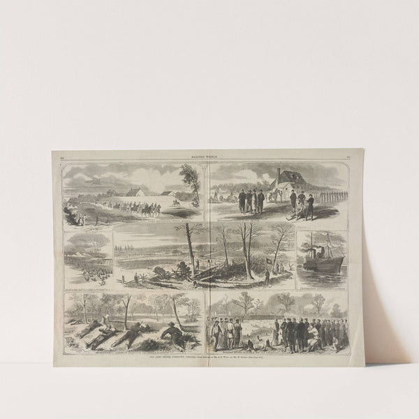 Our Army before Yorktown, Virginia (1862) by Winslow Homer