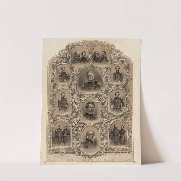 Our generals (1862) by John H. Bufford'''s & Sons