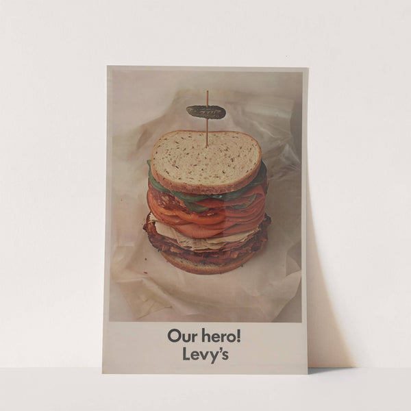 Our hero! Levy's by Robert Gage