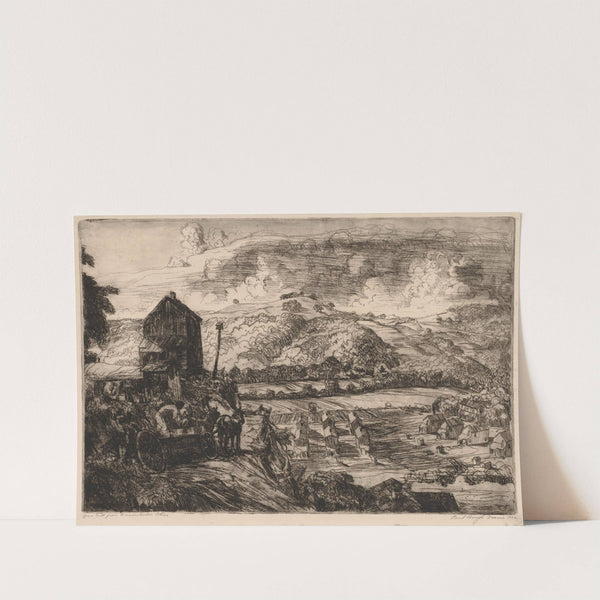 Our Hill from Dumstown, Ohio by Paul B. Travis