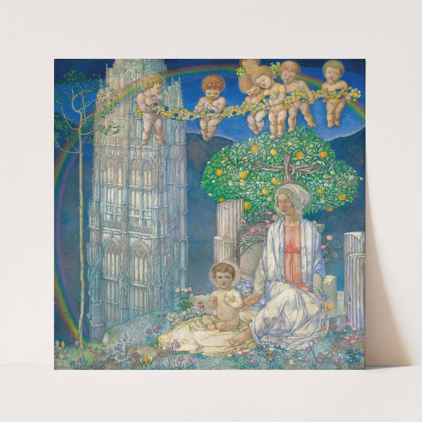 Our Lady of Promise (La Madonna di Promessa) by Edward Reginald Frampton