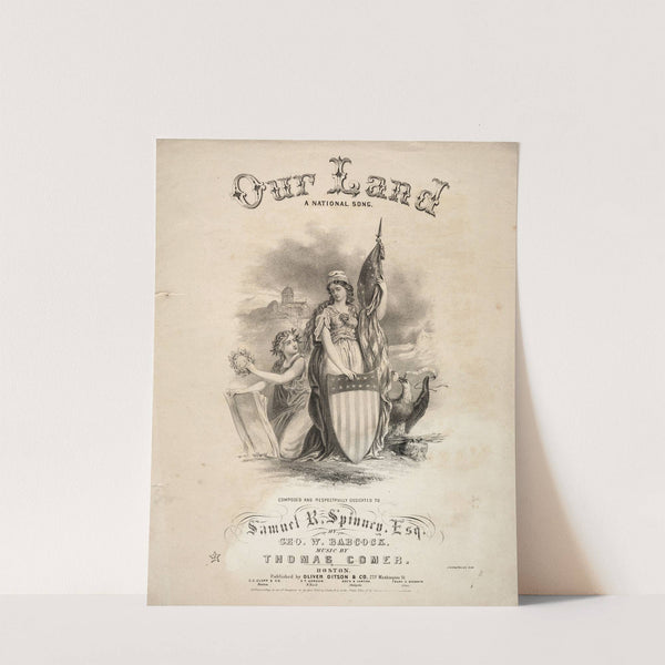 Our Land – Sheet Music Cover (c. 1858) by Winslow Homer