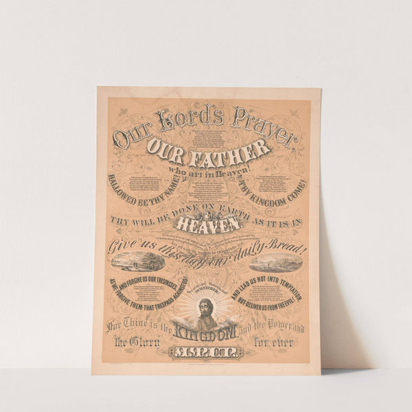 Our Lord’s prayer (1877) by Steuber Bros.
