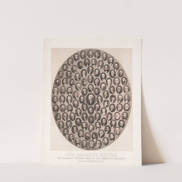 Our memorial picture one hundred historical men of the American Republic (1876) by C.C. Goss