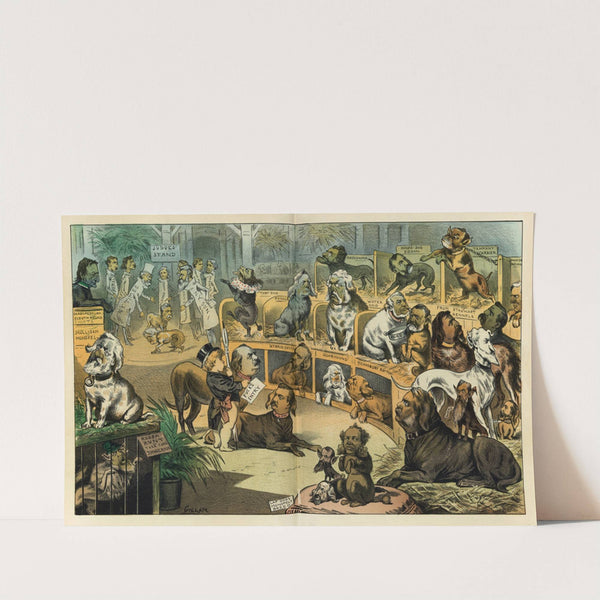 Our national dog-show by Bernhard Gillam