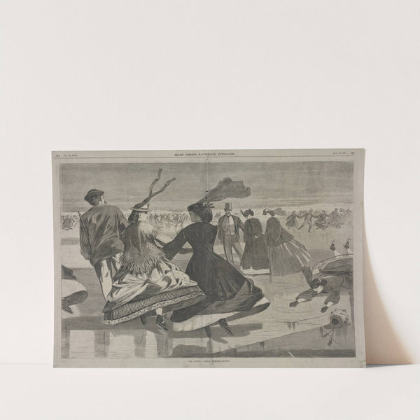 Our National Winter Exercise – Skating (1866) by Winslow Homer