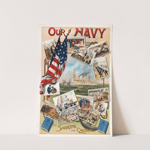 Our navy, for smoking and chewing by Giles Litho.