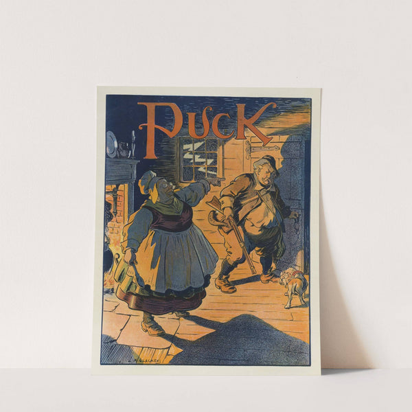 Out into the storm (1911) by Louis Glackens