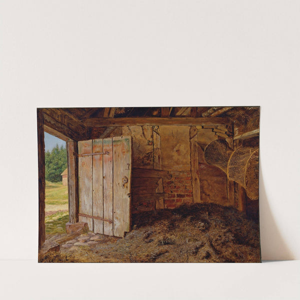 Outhouse interior by Christen Dalsgaard