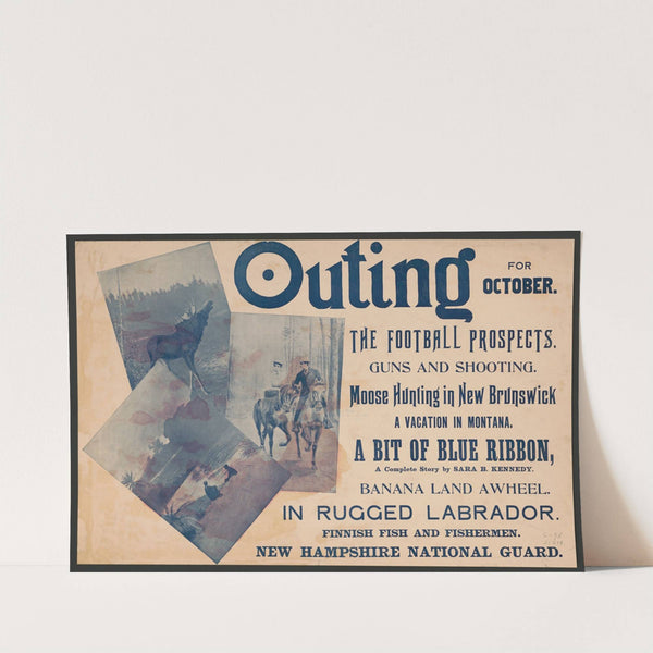 Outing for October. The football prospects by Anonymous