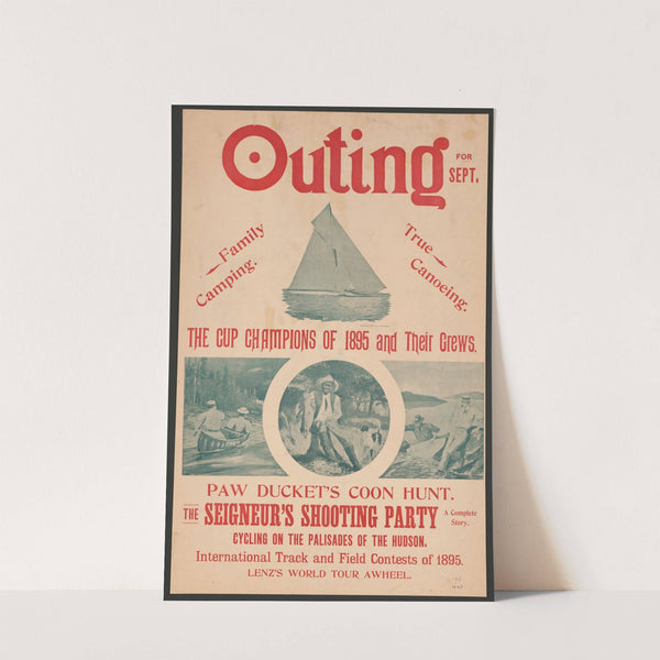 Outing for Sept. The cup of champions of 1895 and their crews by Anonymous