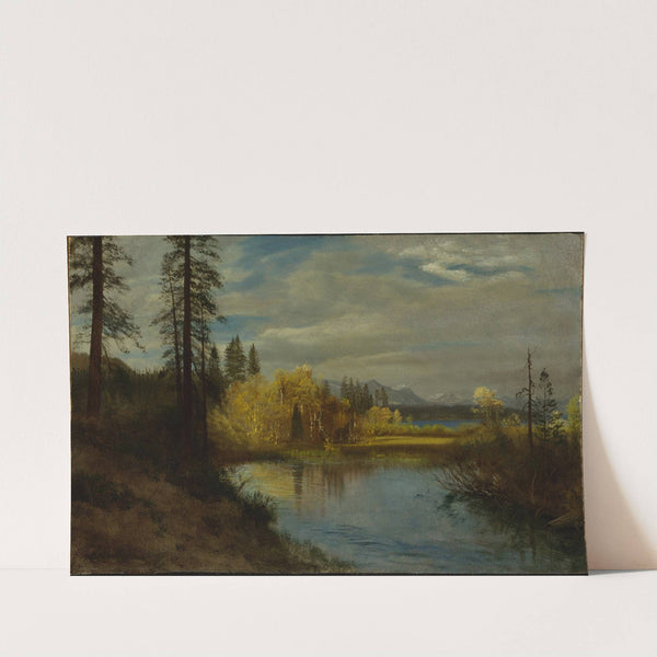 Outlet at Lake Tahoe by Albert Bierstadt