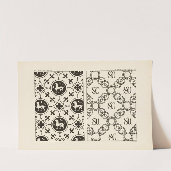 Outlines of ornament in the leading styles Pl.48 by George Ashdown Audsley